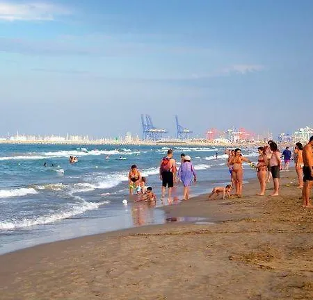 Planta Baja En Playa Malvarrosa/ La Patacona, Wifi Gratis Valencia